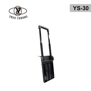 Chariot de rangement pliable en plastique YEOU CHERNG YS-30 rectangulaire à 1 niveau avec poignée pour bacs roulants - Product Image 1