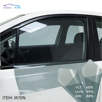 Film teinté pour vitres de voiture anti-chaleur, protection solaire UV, résistant à la chaleur, film teinté pour vitres de voiture coréen