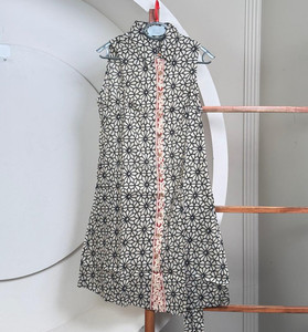 ชุดเดรสเสื้อเชิ้ตแขนกุดสำหรับผู้หญิงชุดเดรสมีกระดุมผูกเอวเข้ารูปทรงเอไลน์สำหรับฤดูร้อนใหม่ล่าสุด2025 - Product Image 4