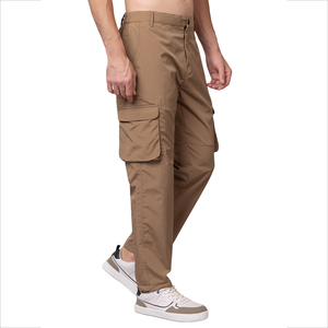 กางเกงคาร์โก้ผู้ชายทรงสลิมแฟชั่น ใส่สบาย ระบายอากาศได้ดี ซักแล้ว ทรงลำลอง - Product Image 1