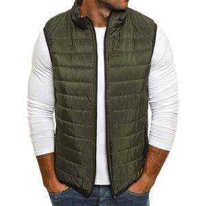 Servicio OME Personalizado al por Mayor, Nuevo Diseño, Chaleco de Verano para Hombre, Manga Regular, Sin Cuello, Reversible, Naranja, Poliéster/Algodón - Product Image 1