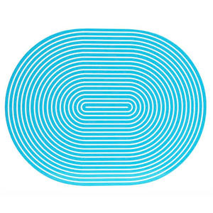 NOUVEAU DESIGN Napperon en MDF laqué à motifs abstraits et lignes de labyrinthe pour la mise en scène de tables à manger contemporaines OEM ODM Vente en gros - Product Image 4