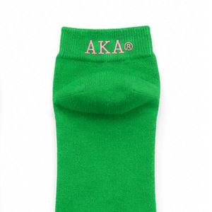 AKA Anklet 3 Pack Kelly Green No Show <b>Socks</b> Soft Stretch Low Cut Everyday Comfort <b>Socks</b> for Women Alpha Kappa Alpha Gift - Product Image 3
