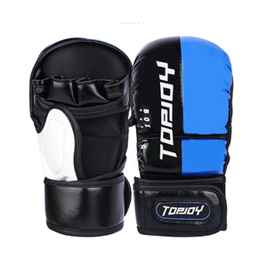 Guantes de Entrenamiento de Boxeo y MMA de Medio Dedo para Hombre, Fabricados en Cuero Resistente - Product Image 4