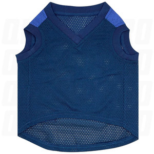Vêtements de créateur pour animaux de compagnie en gros : T-shirt à motif uni, tenue de sport, maillot de basket pour chiens, printemps-été, logo personnalisé - Product Image 3
