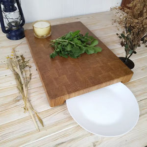 Tabla de Cortar y Plato para Servir de Bambú, Duradera, Forma Rectangular, 12 mm de Grosor, Apta para Lavavajillas - Product Image 1