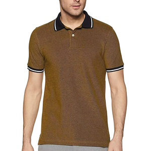 Camiseta Polo Informal de Primera Calidad para Hombre, Nuevo Diseño, Logotipo Personalizado, Color Sólido, Transpirable - Product Image 1