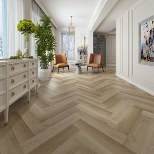Suelo Vinílico SPC ANZ de 4mm 5mm 6mm, Resistente al Agua, Ecológico, Antideslizante, de Tabla Ancha, con Sistema de Clic, para Uso en Interiores y Cocinas - Product Image 1