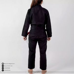 ชุดยิวยิตสู BJJ ผ้าเพิร์ลวีฟ 350gsm ผ้าฝ้าย 100% ปักโลโก้ตามสั่ง น้ำหนักเบา ยี่ห้อ Mawra Mma - Product Image 3