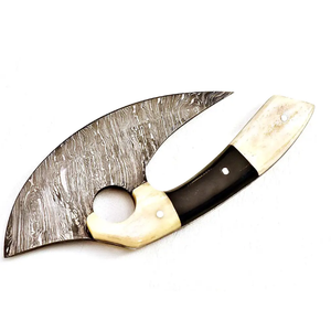 Cortador de Pizza de Acero de Damasco, Cuchillo Profesional para Pizza con Hoja Afilada y Mango de Madera Premium - Product Image 1