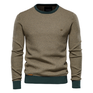 Suéter Cálido de Invierno, Transpirable, Tejido con Patrón de Punto Simple, Diseño Antiencogimiento - Product Image 3