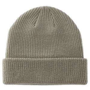 Solid Color Knitted Beanie Hat Unisex <b>Winter</b> <b>Cap</b> Casual Style 56-58CM Adult Size 100% Acrylic Computer Knitted - Product Image 1