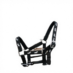 Cabestro de polipropileno para caballo, accesorio para silla de montar inglesa y western, ajustable y personalizable, cabestro de nailon con cinta para caballo. - Product Image 1