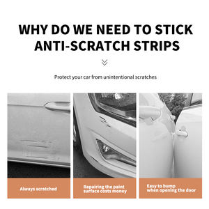 Kit de Decoración de Manijas de Puerta de Fibra de Carbono, Cubierta de Manija de Puerta de Coche de Fibra de Carbono para los Modelos de Coche 3, Y y X - Product Image 2