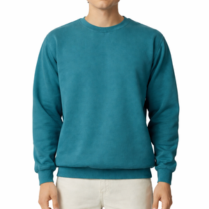 Suéter Casual de Invierno para Hombre |   Sudadera larga holgada de punto con cuello redondo y forro polar |   Impresión Personalizada |   Proveedor OEM - Product Image 4