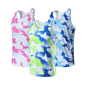Clothing Gold High Quality Men Knitted Tank Top Screen Printing OEM Service Latest Design Anti-Pilling High Street - Product Image 4