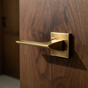 Luxury Brass Lever <b>Door</b> <b>Handle</b> <b>Set</b> with Mortise Lock | Heavy Duty Main <b>Door</b> Hardware for Home Office | Decorative <b>Handles</b> <b>Set</b> - Product Image 3