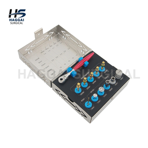 Kit chirurgical manuel premium pour implants dentaires, forets zygomatiques revêtus de titane, accessoires réutilisables, certifié CE Classe I - Product Image 2
