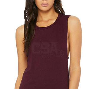 Camiseta sin mangas cómoda para mujer, tela elástica, diseño sin mangas, perfecta para entrenamiento físico y uso diario informal. - Product Image 6