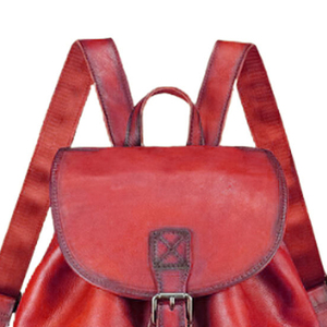 Large Men's Leather Backpack Handmade Genuine Leather with Laptop Pocket Stylish Messenger Bag Travel Gift for Him - Product Image 6