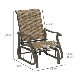Sedia a Dondolo per Patio, Comoda Altalena, Arredo da Giardino - Product Image 3