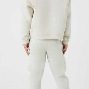 Customized High Quality Men Tracksuits Sweat Suit Fleece Color Blank Full Sleeved <b>Hoodie</b> Men Tracksuits - Product Image 5