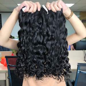 Extensions de cheveux birmans bouclés Cheveux ondulés cambodgiens vietnamiens Cheveux bruts pour le Nigeria Afrique du Sud Sénégal Vente directe - Product Image 3