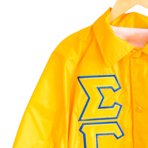 Veste coupe-vent légère zippée personnalisée Sigma Gamma Rho Sorority, style grec, décontractée, sportswear, streetwear, vente en gros - Product Image 4