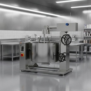 Olla de vapor con caldera giratoria por inducción Amicook 380V/440V, modelo para preparación de comidas, fácil de usar, basculante, de gran capacidad. - Product Image 5