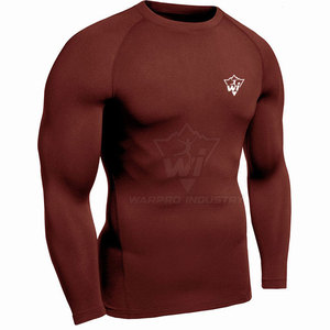 Premium Sports Rash Guard Featuring Flatlock Stitching Durable Fabric And Comfortable Compression Fit For Daily Performance - Product Image 2