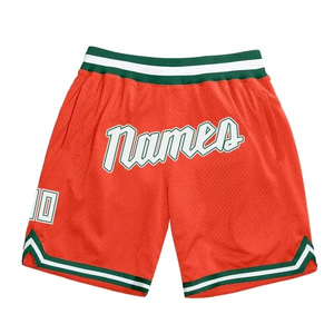 Shorts de sport personnalisés pour hommes, à séchage rapide, imprimés par transfert thermique, pour l'entraînement et le basketball, avec faible MOQ - Product Image 1