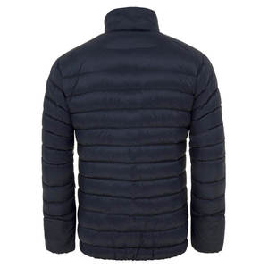 Servicios OEM de Alta Calidad, Chaqueta Acolchada Personalizada 2025 para Hombre, con Capucha, Impermeable, de Lona con Parches, Forro de Lana, Cuello Alto - Product Image 2