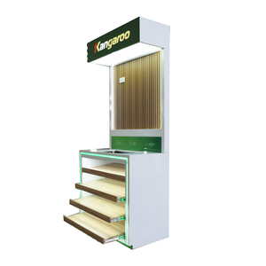 Vitrine en métal avec éclairage LED et fond solide |   Taille et couleur personnalisables |   Imperméable |   Service OEM disponible - Product Image 1