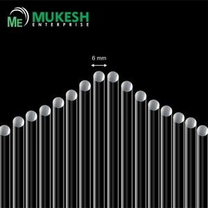 High Strength 10mm Clear PMMA Acrylic <b>Rod</b> Custom Size Heat Resistant UV Resistant Anti-Aging Polished Precision Cutting Service - Product Image 3