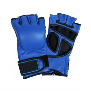 Gants d'entraînement MMA demi-doigts dorés éclatants – Finition métallique exclusive – Gants d'arts martiaux mixtes personnalisés - Product Image 2