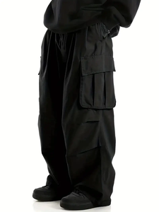 กางเกงคาร์โก้สไตล์วินเทจสั่งตัดได้ ผ้าฝ้าย 100% หลายกระเป๋า ทรงหลวม สบายๆ สำหรับผู้ชาย - Product Image 6