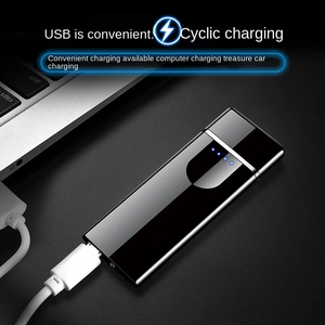 Briquet électronique USB Dericsson au design classique en alliage de zinc, coupe-vent, sûr et respectueux de l'environnement - Product Image 6