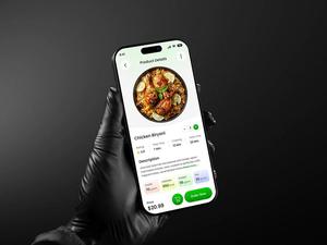 Application de livraison de repas pour la recherche de restaurants, la commande de repas, les paiements sécurisés, le suivi en direct, les offres, les avis, la disponibilité, l'accès Internet, Mac - Product Image 3