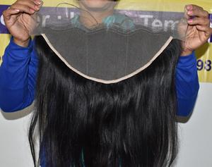 Extensiones de Cabello Humano Remy Virgen Indio 100% Natural sin Procesar al por Mayor 13*6 con Encaje Frontal Liso, Ondas Profundas y Ondas Sueltas - Product Image 2