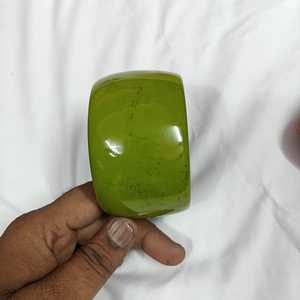 Green Ceramic <b>Bangle</b> Bracelet Unisex Classic Round Shape Fashion Jewelry Solid Color - Product Image 4