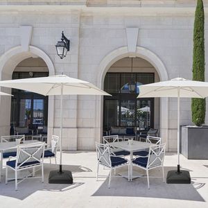 21.6\" Plastic Water Injection Base with Wheels for Sun Shelter - Product Image 6