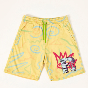 Custom <b>Vintage</b> Streetwear Summer <b>Trunks</b> Funky 100% Cotton DTG Screen Printed Sloppy Shorts Men's Clothing OEM Service Wholesale - Product Image 1