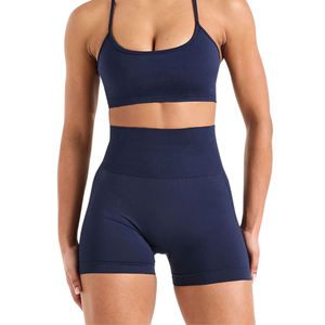 Shorts Deportivos de Cintura Alta para Mujer, Personalizados al por Mayor, de Secado Rápido, para Gimnasio, Fitness y Entrenamiento, OEM ODM - Product Image 3