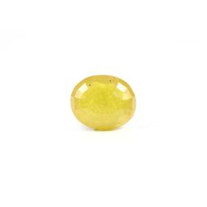 105 Carat Yellow Sapphire Loose Gemstone Oval Cut 10x14mm for Fine Jewelry - Product Image 2