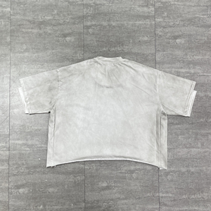 Camiseta Extra Grande Personalizada con Estampado de Ángeles Vintage para Hombre, Manga Corta, Cuello Redondo, 100% Algodón Jersey - Product Image 3