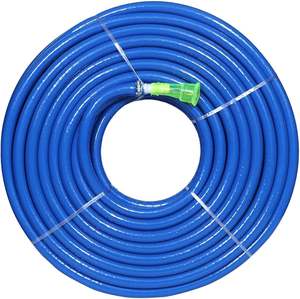 Tuyau d'arrosage flexible en PVC haute pression pour jardin, lavage de voiture, irrigation, avec buse et raccords en laiton - Product Image 2