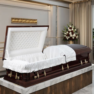 Serenity, ataúd de madera plegable impreso en 3D de Estilo Norteamericano de alta calidad, nuevo mango de tapa de arco de urnas funerarias del fabricante DLP - Product Image 3