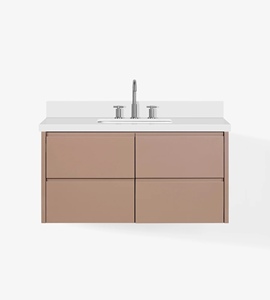Venta al por Mayor de Mueble de Baño Xerxes de 43 Pulgadas con Lavabo Individual, Solo Mueble, 4 Opciones de Acabado, Fabricante OEM de Vietnam - Product Image 1