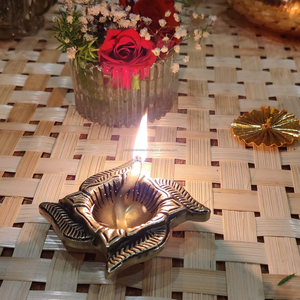 Decorative Diya <b>for</b> Rangoli and <b>Home</b> Decoration Festive Season Brass Look Attractive Diya Lamp <b>for</b> <b>Home</b> <b>Mandir</b> <b>Pooja</b> - Product Image 6