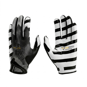 Gants de football américain super adhérents pour receveurs, haute qualité avec logo personnalisé, séchage rapide - Product Image 1